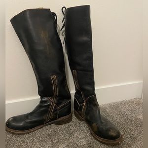 Bedstu Manchester Black Tall Boots